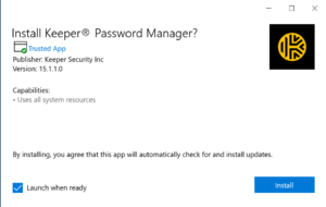 Keeper Review - Ease Of Use 2
