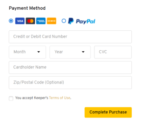 Keeper Review - Pricing 1