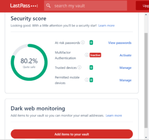 LastPass Review - Additional Features 5