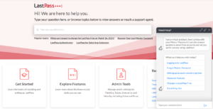 LastPass Review - Online Support 1