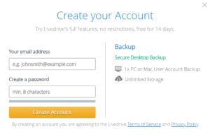 Livedrive Review - Ease of use