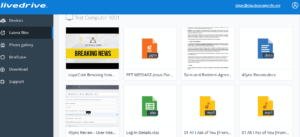 Livedrive Review - File Previews