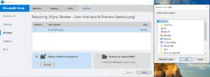 Livedrive Review - Restoration 3