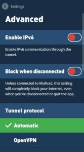 Mullvad VPN Review - Additional Features