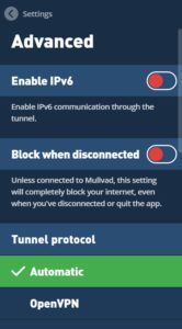 Mullvad VPN Review - Additional Features