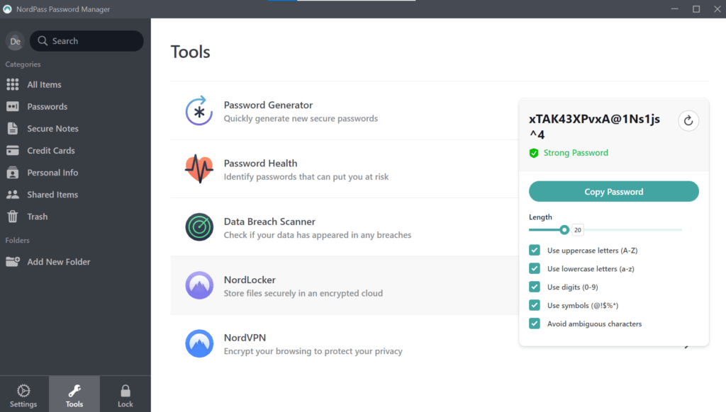 NordPass Review - Additional Features 5