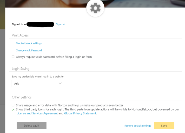 Norton Password Manager Review Free Password Vault System