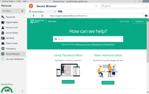 Password Boss Review - Additional Features 6