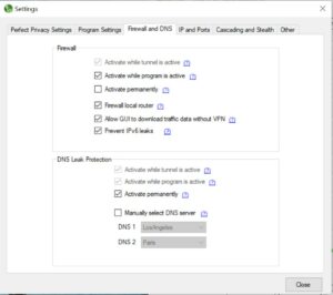 Perfect Privacy VPN - Features 1