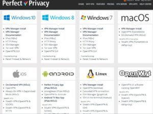 Perfect Privacy VPN Review - Ease of Use 1