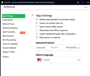 PureVPN Review - Ease of Use 000001abc