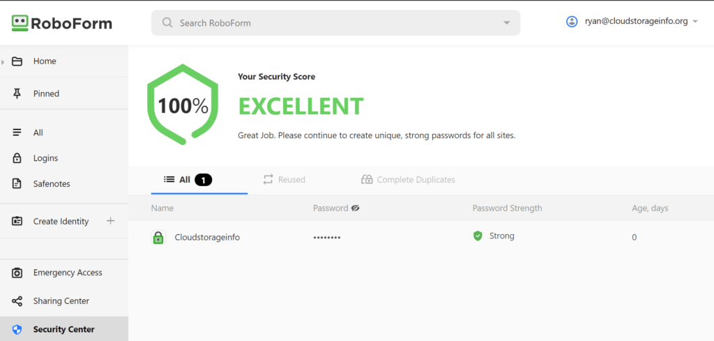 RoboForm EveryWhere Review - Additional Features 3