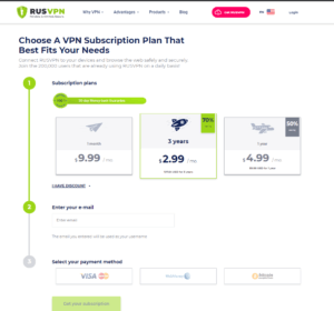 RusVPN Review - Ease of Use 3