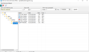 SOS Online Backup Review - Recovery Wizard