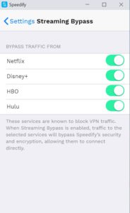 Speedify VPN Review - Streaming 1