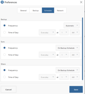SpiderOak Review - backup 1