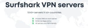 Surfshark VPN Review - Servers 1