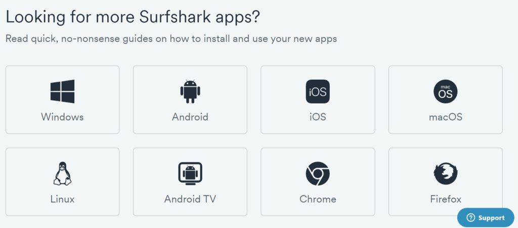 Surfshark VPN Review - Support 1