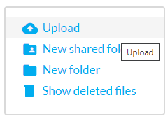 Sync.com Upload Files
