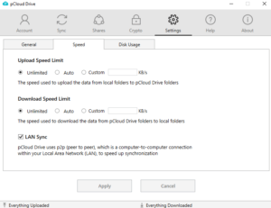 Sync.com vs pCloud pCloud Limit Speeds