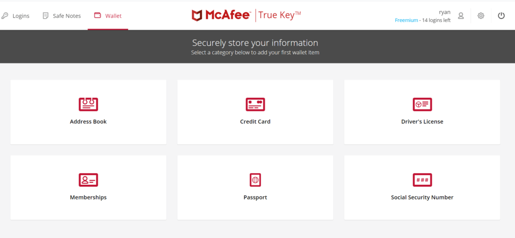 True Key Review - Additional Features 3