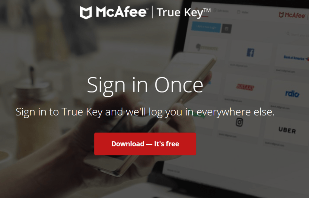 True Key Review - Ease of Use 1