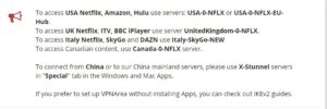 VPNArea Review - Streaming 1