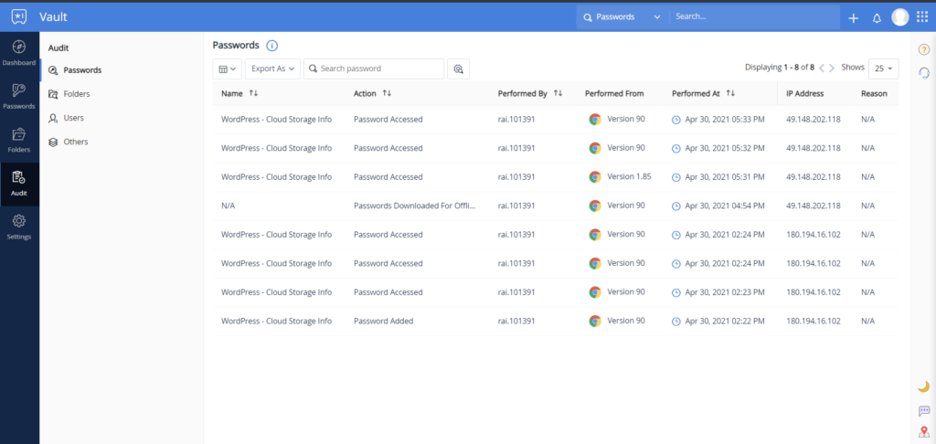 Zoho Vault Review - Additional Features 3