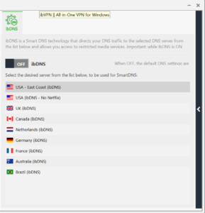 ibVPN Review - Features 00000786