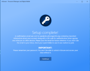 mSecure Review - Ease of Use 11