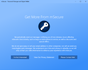 mSecure Review - Ease of Use 7