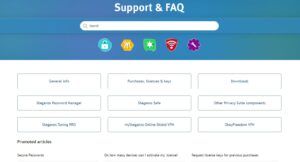 mySteganos Online Shield VPN Review - Support 1